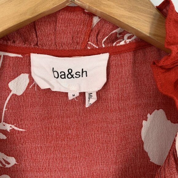 ba&sh Red Floral Blouse - Picture 4 of 8